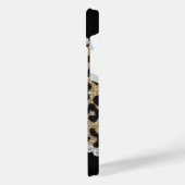 Leopard and Diamond Monogram (Côté gauche)