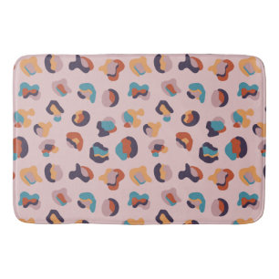 Leopard Animal Pink Modern Badmat