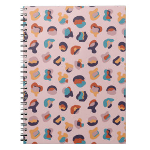 Leopard Animal Pink Modern Notitieboek