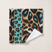 LEOPARD Animal Print - Badhanddoekset Bad Handdoek (Wasdoekje)