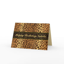 Leopard Animal Print gepersonaliseerd