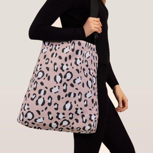 Leopard Animal Print Glam #12 Crossbody Tas (Dichtbij)