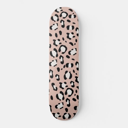 Leopard Animal Print Glam #12 Skateboard (Voorkant)
