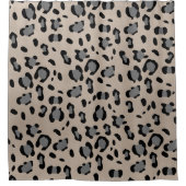 Leopard Animal Print Glam #15 Douchegordijn (Voorkant)