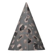 Leopard Animal Print Glam #6 Feesthoedjes (Achterkant)