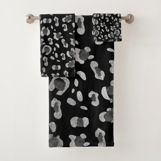 Leopard Animal Print Glam #8 #patroon #decor #art  Bad Handdoek (Insitu)
