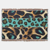 LEOPARD Animal Print - Gooi Deken (Voorkant)