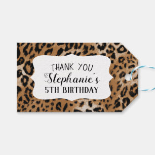Leopard Animal Print Kids Birthday Party Cadeaulabel