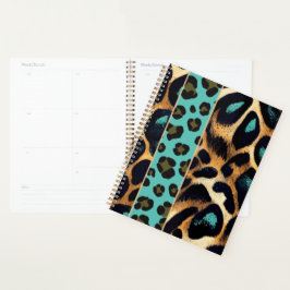 LEOPARD Animal Print - Notitieboek, Planner