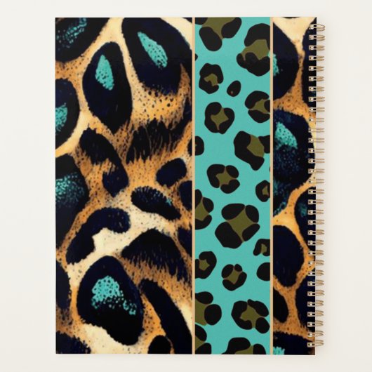 LEOPARD Animal Print - Notitieboek, Planner (Achterkant)