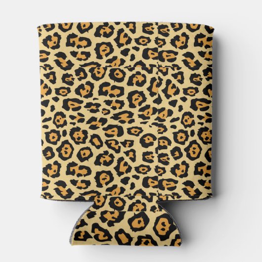 Leopard Animal Print Pattern-25560 Blikjeskoeler (Achterkant)