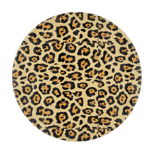 Leopard Animal Print Pattern-25560 Snijplank (Voorkant)