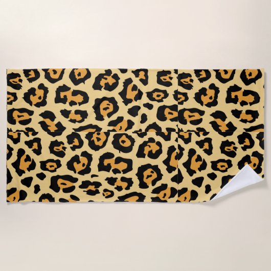 Leopard Animal Print Pattern-25560 Strandlaken (Voorkant)