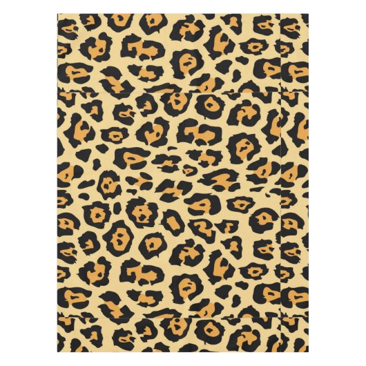 Leopard Animal Print Pattern-25560 Tafelkleed (Voorkant)