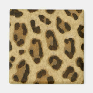 Leopard Animal Print Skin Patroon Magneet