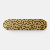 Leopard Animal Print Skin Patroon Skateboard (Horizontaal)