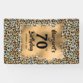 Leopard Animal Print Spandoek (Horizontaal)