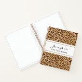 Leopard Animal Print Specialized Sketchbook Notitieboek (Binnen)