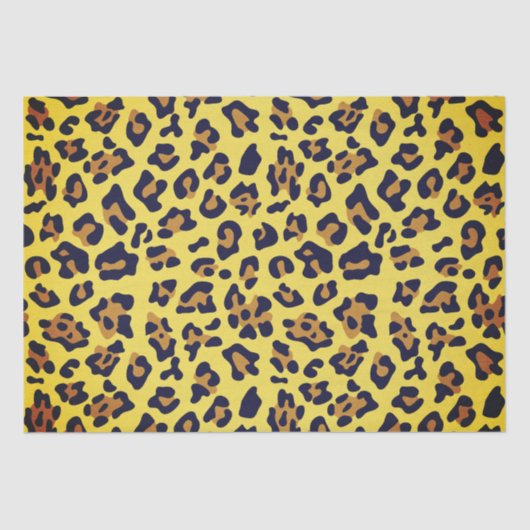 Leopard Animal Print Tissuepapier (Voorkant)