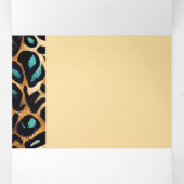 LEOPARD Animal Print - Uitnodiging Kaart (Binnenkant midden)