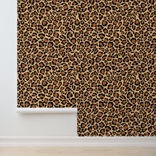 Leopard Animal Skin Pattern Natuur Behang