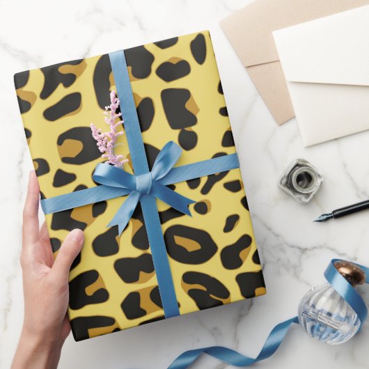 Leopard Animal Skin Pattern Print Cadeaupapier (Geschenken)