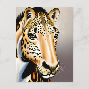 Leopard Appaloosa Funny AI Generated Art Briefkaart