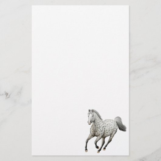 Leopard Appaloosa Horse Stationery Briefpapier (Voorkant)