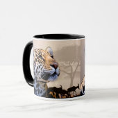 Leopard Art 1 Mug (Devant gauche)