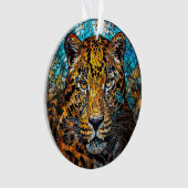 Léopard aux tons chauds et froids (devant)