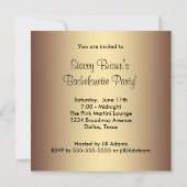 Leopard Bachelorette Party Uitnodiging (Achterkant)