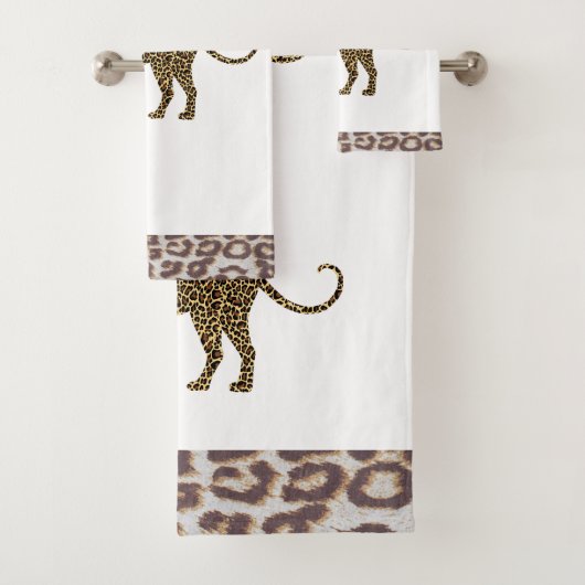 Leopard-badhanddoekset Bad Handdoek (Insitu)
