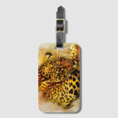 Leopard Bagagelabel (Voorkant (verticaal))
