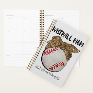 Leopard Bandana Baseball mama Planner