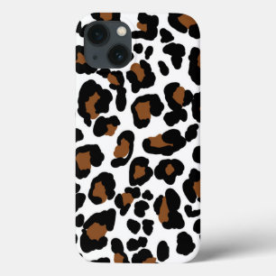 Leopard Big Cat Bont Patroon Print iPhone 13 Hoesje