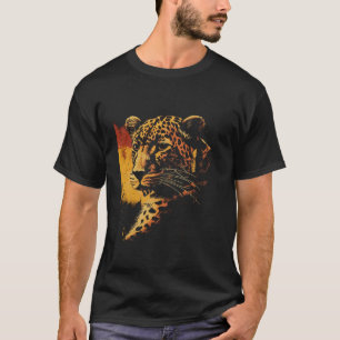 Leopard Big Cat Wildlife Dierenvriend Gift T-shirt