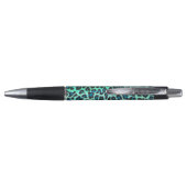 Leopard Black en Blauwgroen afdrukken Pen (Achterkant)