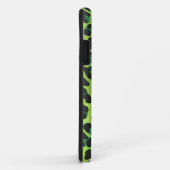 Leopard Black en Green Print Case-Mate iPhone Case (Achterkant/rechts)