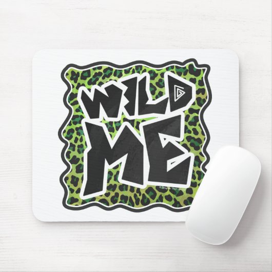 Leopard Black en Green Print Muismat (Met muis)