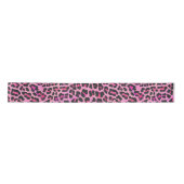 Leopard Black en Hot Pink Print Lint (Voorkant)