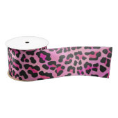 Leopard Black en Hot Pink Print Lint (Spoel)