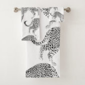 Léopard blanc noir (En situation)