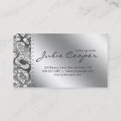 Léopard blond de carte de visite de bijoux (Dos)