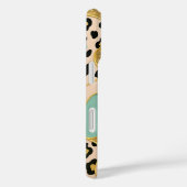 Leopard Blush Pink Pattern Case-Mate iPhone Case (Achterkant / Rechts)