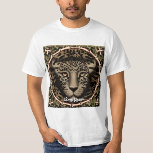 Leopard Bones  T-shirt (Voorkant)