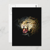 Leopard Briefkaart (Voorkant / Achterkant)