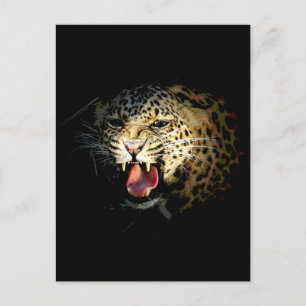 Leopard Briefkaart