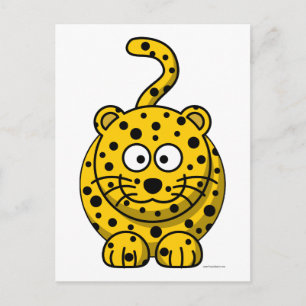 Leopard Briefkaart