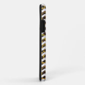 Leopard Brown and Yellow Cevron Print Case-Mate iPhone Case (Achterkant/rechts)