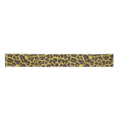 Leopard Brown and Yellow Print Lint (Voorkant)